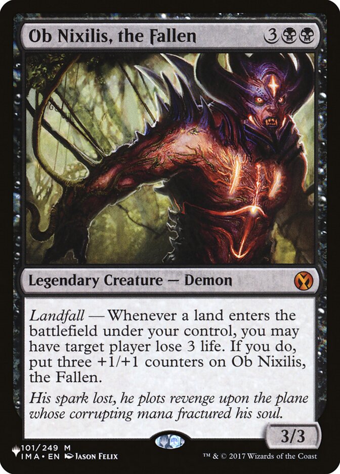 Ob Nixilis, the Fallen [The List] | Tables and Towers