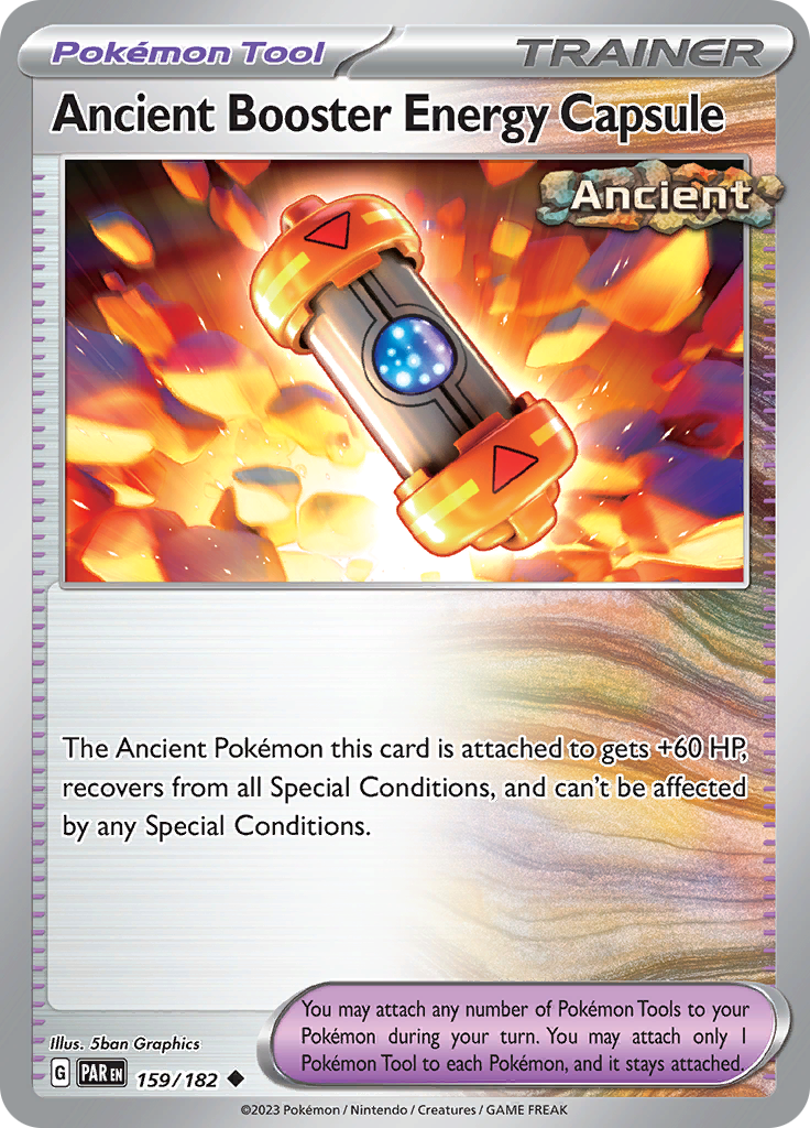 Ancient Booster Energy Capsule (159/182) [Scarlet & Violet: Paradox Rift] | Tables and Towers