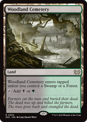 Woodland Cemetery [Duskmourn: House of Horror Commander] | Tables and Towers