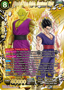 Piccolo & Son Gohan, Newfound Might (BT17-148) [Ultimate Squad] | Tables and Towers