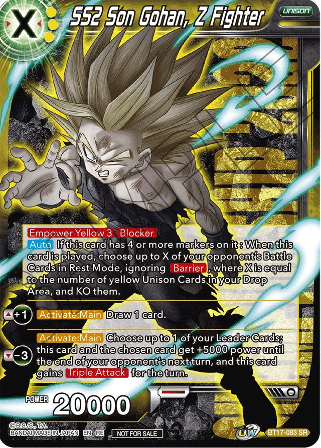 SS2 Son Gohan, Z Fighter (Championship 2022) (BT17-083) [Promotion Cards] | Tables and Towers