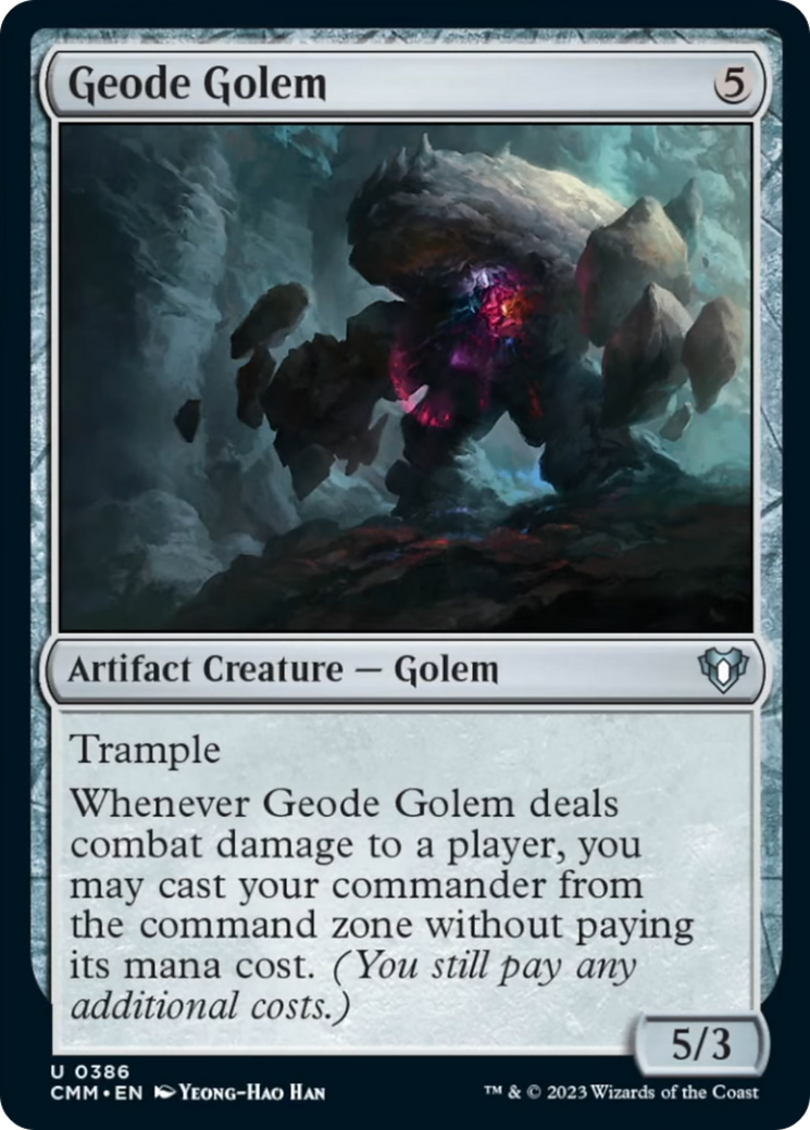 Geode Golem [Commander Masters] | Tables and Towers