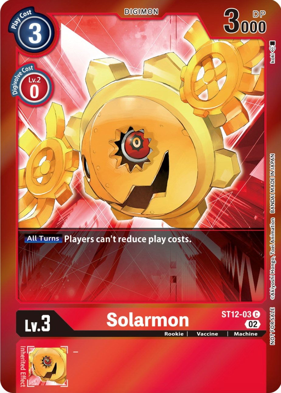 Solarmon [ST12-03] (Event Pack 4) [Starter Deck: Jesmon Promos] | Tables and Towers