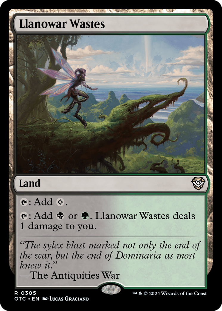 Llanowar Wastes [Outlaws of Thunder Junction Commander] | Tables and Towers