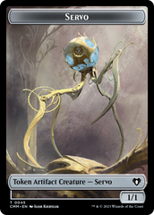 Servo // Elephant Double-Sided Token [Commander Masters Tokens] | Tables and Towers