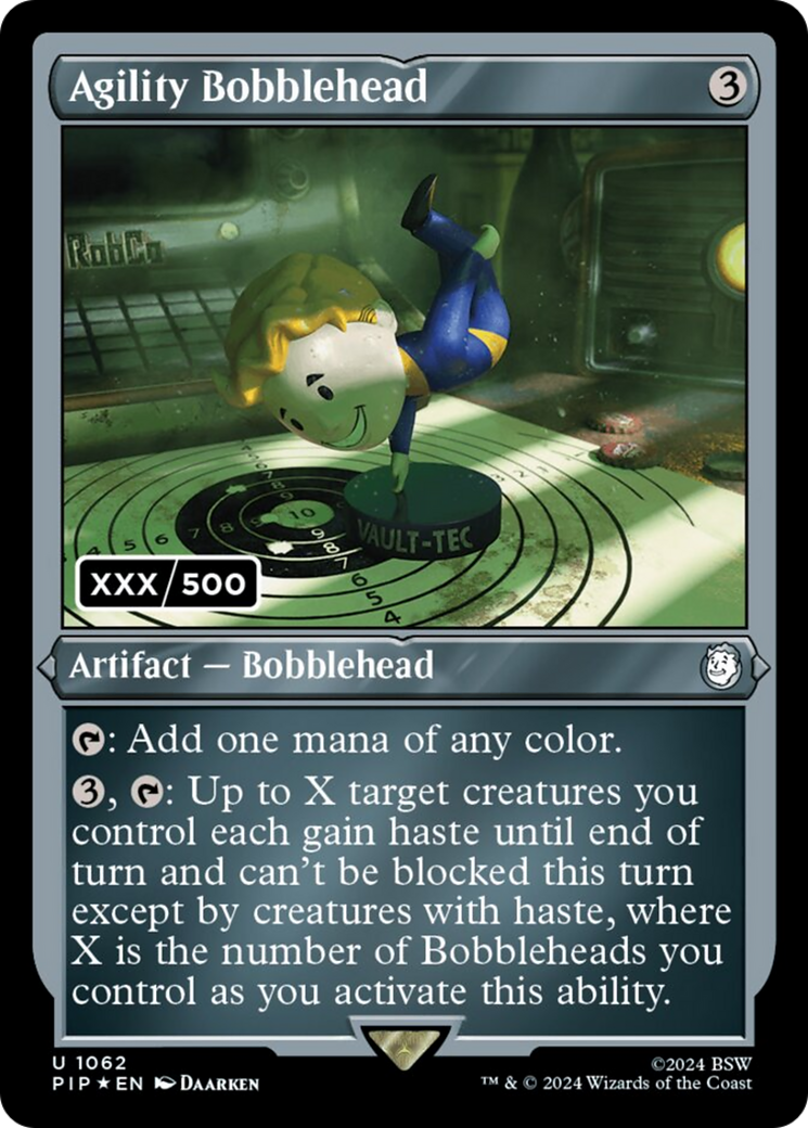 Agility Bobblehead (Serial Numbered) [Fallout] | Tables and Towers