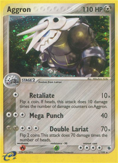 Aggron (1/109) [EX: Ruby & Sapphire] | Tables and Towers