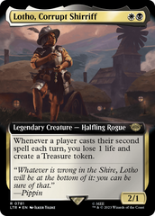 Lotho, Corrupt Shirriff (Extended Art) (Surge Foil) [The Lord of the Rings: Tales of Middle-Earth] | Tables and Towers