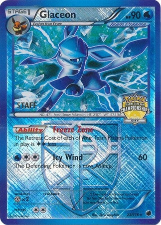 Glaceon (023/116) (City Championships) (Staff) [League & Championship Cards] | Tables and Towers