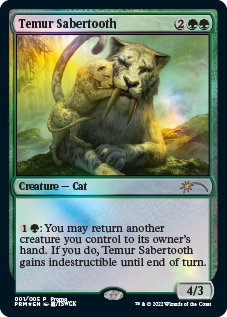 Temur Sabertooth [Year of the Tiger 2022] | Tables and Towers