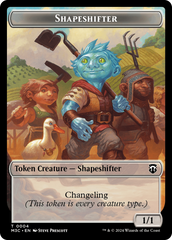 Shapeshifter (0004) // Copy Double-Sided Token [Modern Horizons 3 Commander Tokens] | Tables and Towers