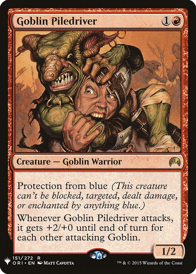 Goblin Piledriver [Mystery Booster] | Tables and Towers