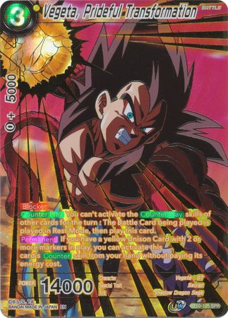 Vegeta, Prideful Transformation (SPR) (BT10-105) [Rise of the Unison Warrior 2nd Edition] | Tables and Towers