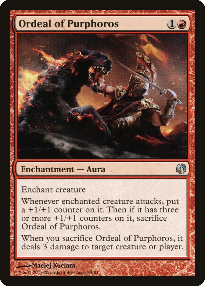 Ordeal of Purphoros [Duel Decks: Heroes vs. Monsters] | Tables and Towers