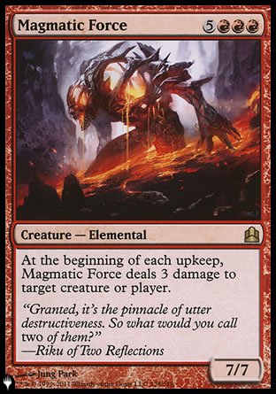 Magmatic Force [The List] | Tables and Towers