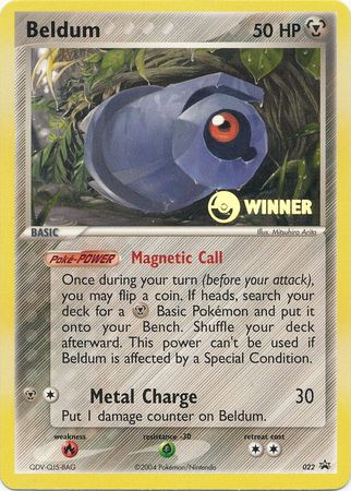 Beldum (022) (Winner Promo) [League & Championship Cards] | Tables and Towers