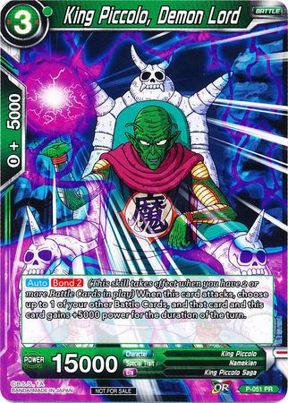 King Piccolo, Demon Lord (P-051) [Promotion Cards] | Tables and Towers