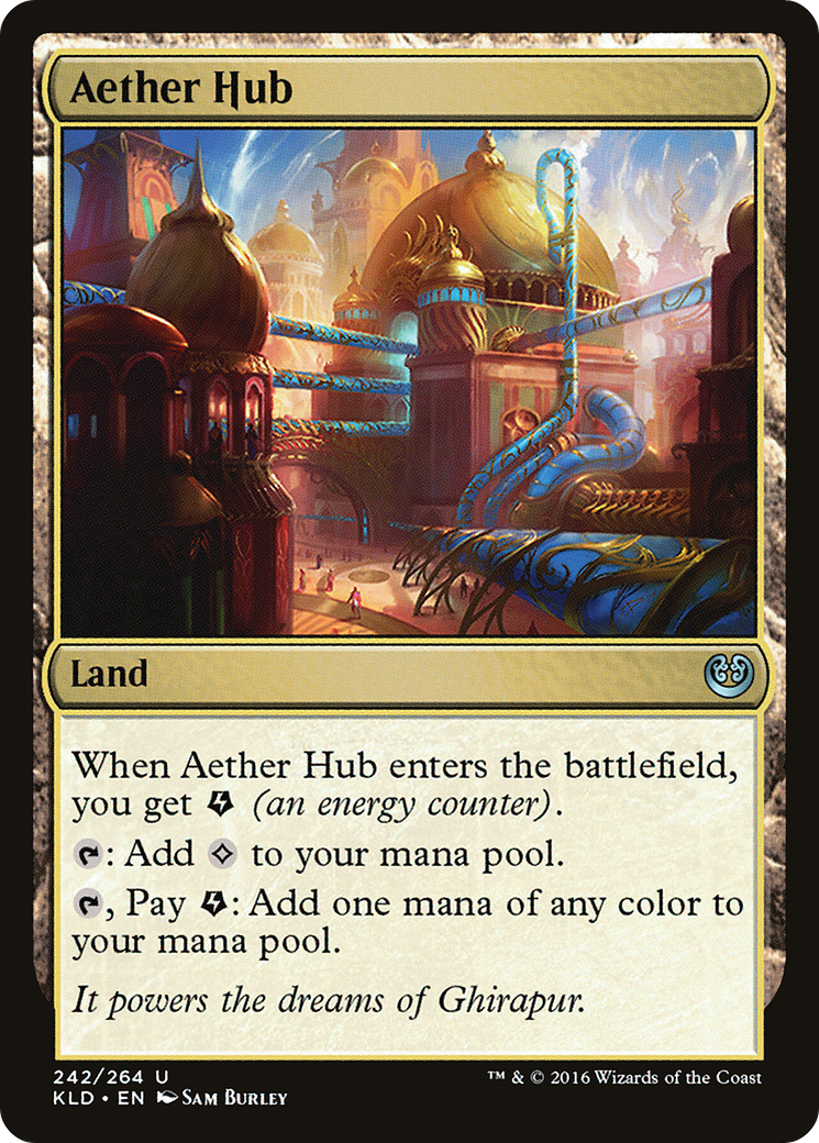 Aether Hub (Ripple Foil) [Modern Horizons 3 Commander] | Tables and Towers