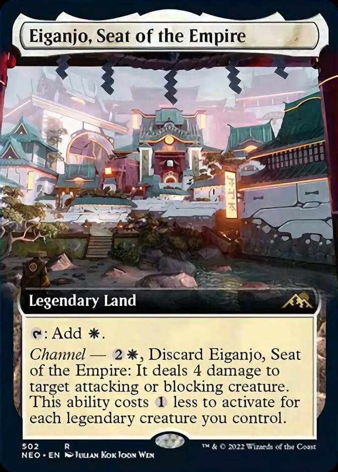 Eiganjo, Seat of the Empire (Extended Art) [Kamigawa: Neon Dynasty] | Tables and Towers