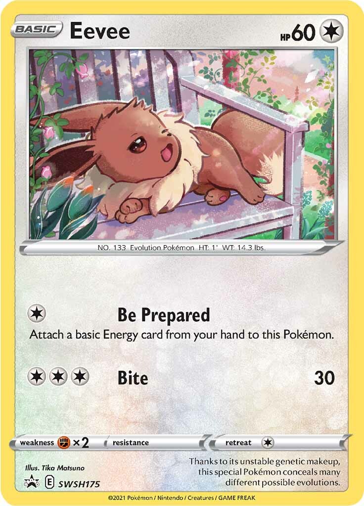 Eevee (SWSH175) [Sword & Shield: Black Star Promos] | Tables and Towers