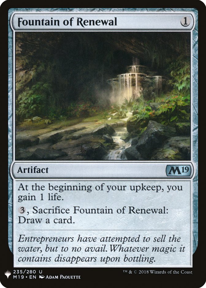 Fountain of Renewal [Mystery Booster] | Tables and Towers