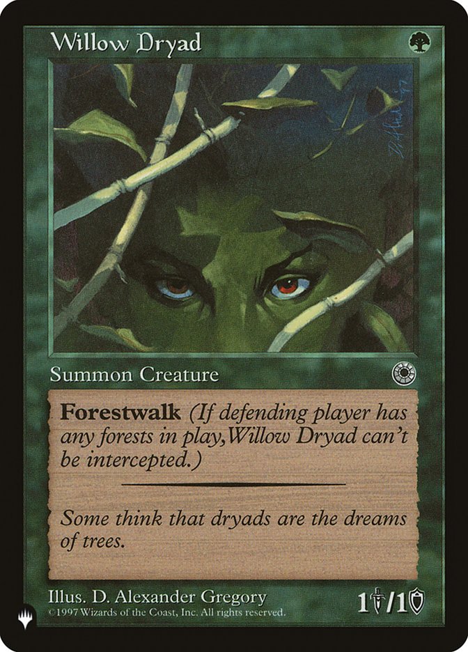 Willow Dryad [The List] | Tables and Towers