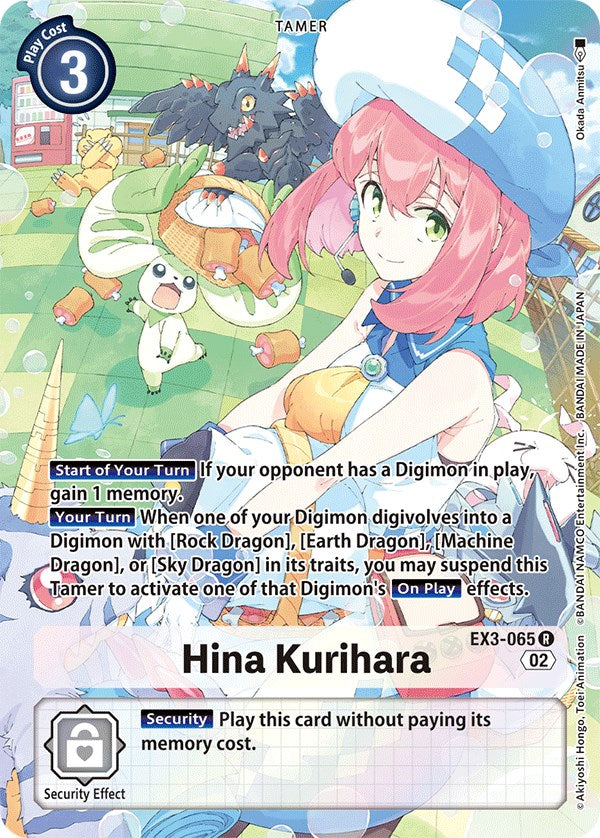 Hina Kurihara [EX3-065] (Alternate Art) [Draconic Roar] | Tables and Towers