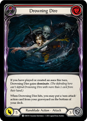 Drowning Dire (Red) [EVR110] (Everfest)  1st Edition Rainbow Foil | Tables and Towers