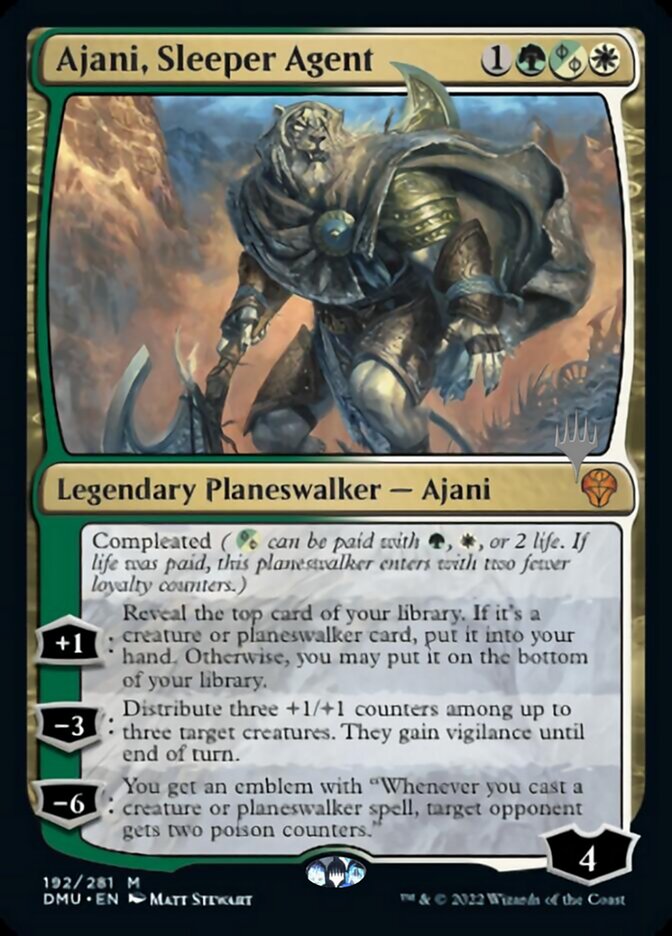 Ajani, Sleeper Agent (Promo Pack) [Dominaria United Promos] | Tables and Towers