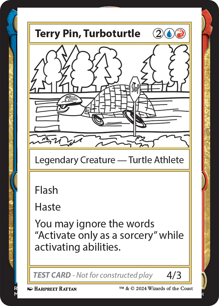 Terry Pin, Turboturtle [Mystery Booster 2 Playtest Cards] | Tables and Towers