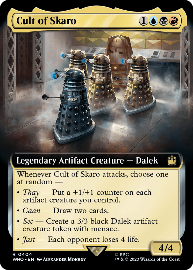 Cult of Skaro (Extended Art) [Doctor Who] | Tables and Towers