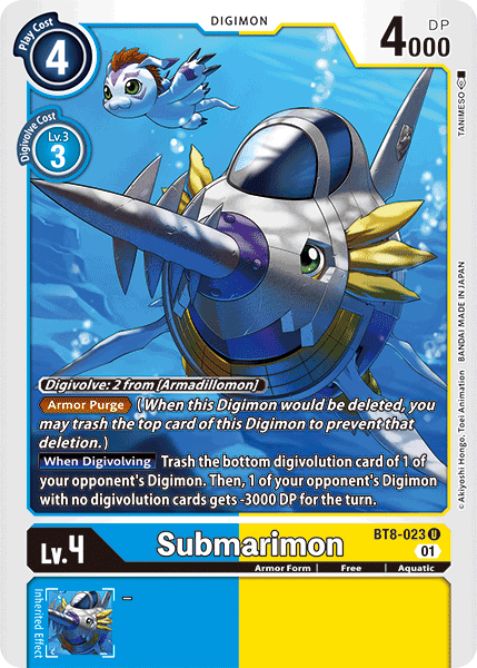 Submarimon [BT8-023] [New Awakening] | Tables and Towers