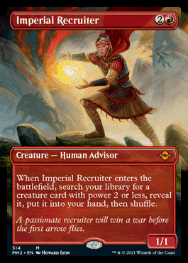 Imperial Recruiter (Borderless Alternate Art) [Modern Horizons 2] | Tables and Towers