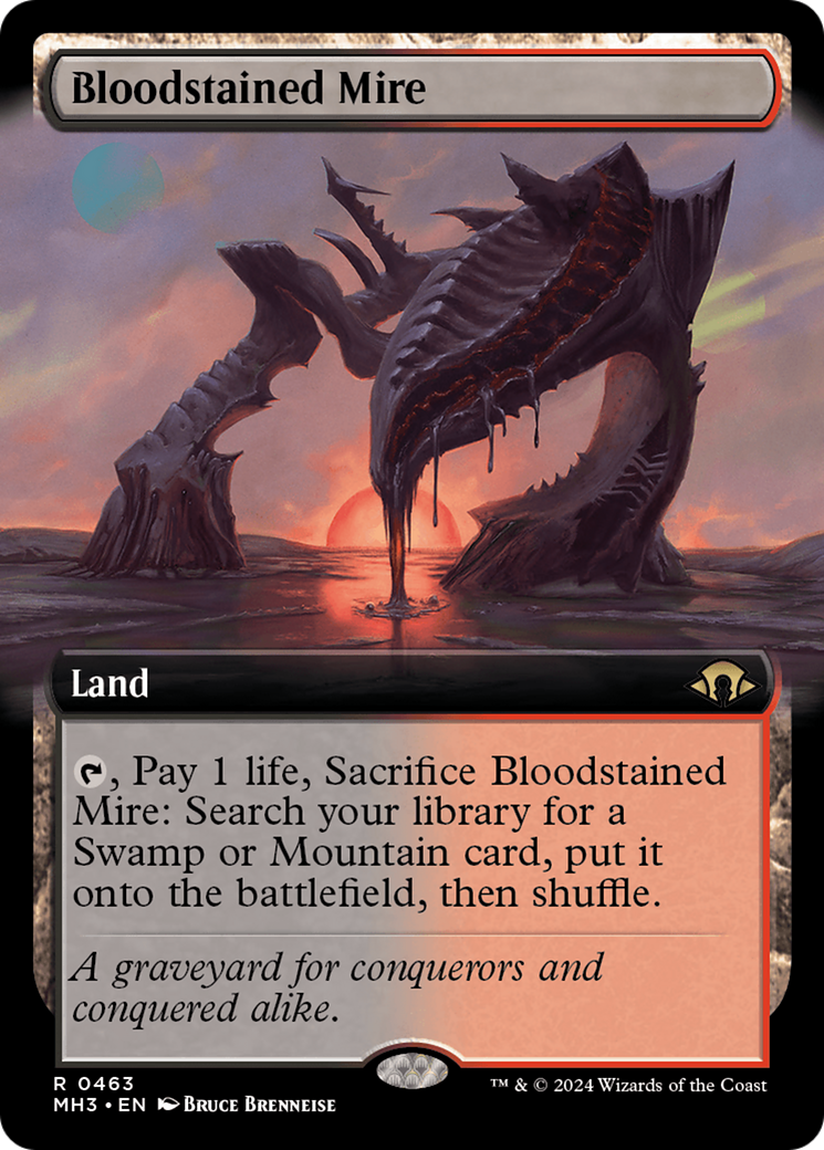 Bloodstained Mire (Extended Art) [Modern Horizons 3] | Tables and Towers