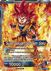 Super Saiyan God Son Goku // SSGSS Son Goku, Soul Striker Reborn (Gold Stamped) (P-211) [Promotion Cards] | Tables and Towers