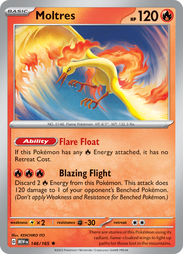 Moltres (146/165) [Scarlet & Violet: 151] | Tables and Towers