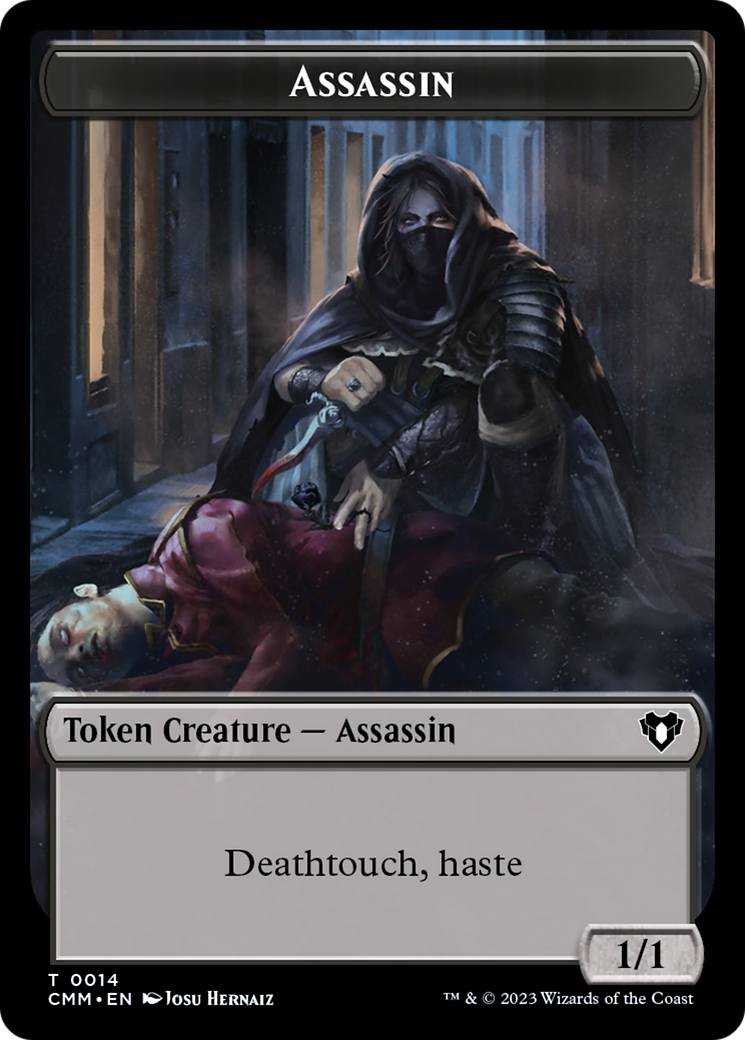 Assassin Token [Commander Masters Tokens] | Tables and Towers