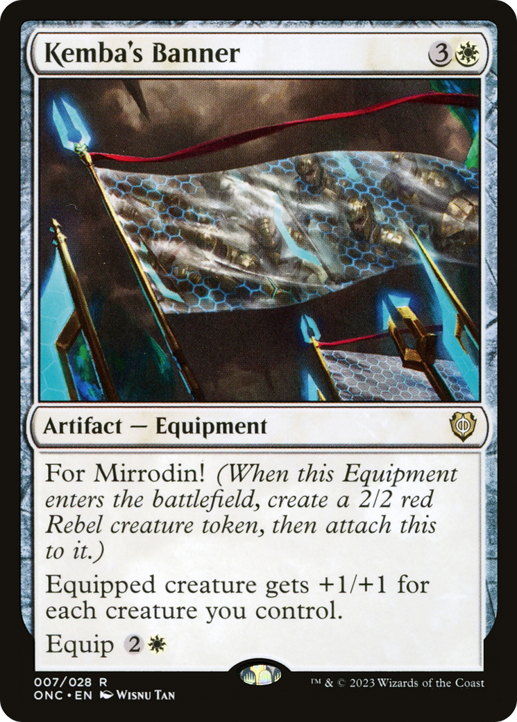 Kemba's Banner [Phyrexia: All Will Be One Commander] | Tables and Towers