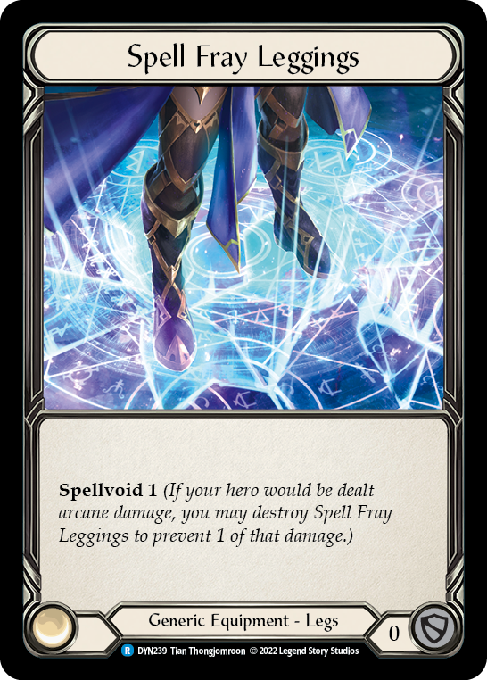 Spell Fray Leggings [DYN239] (Dynasty)  Rainbow Foil | Tables and Towers