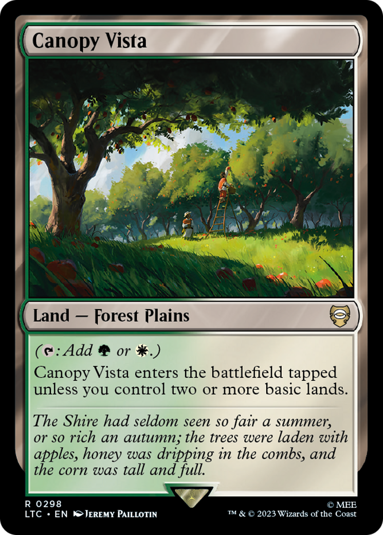 Canopy Vista [The Lord of the Rings: Tales of Middle-Earth Commander] | Tables and Towers