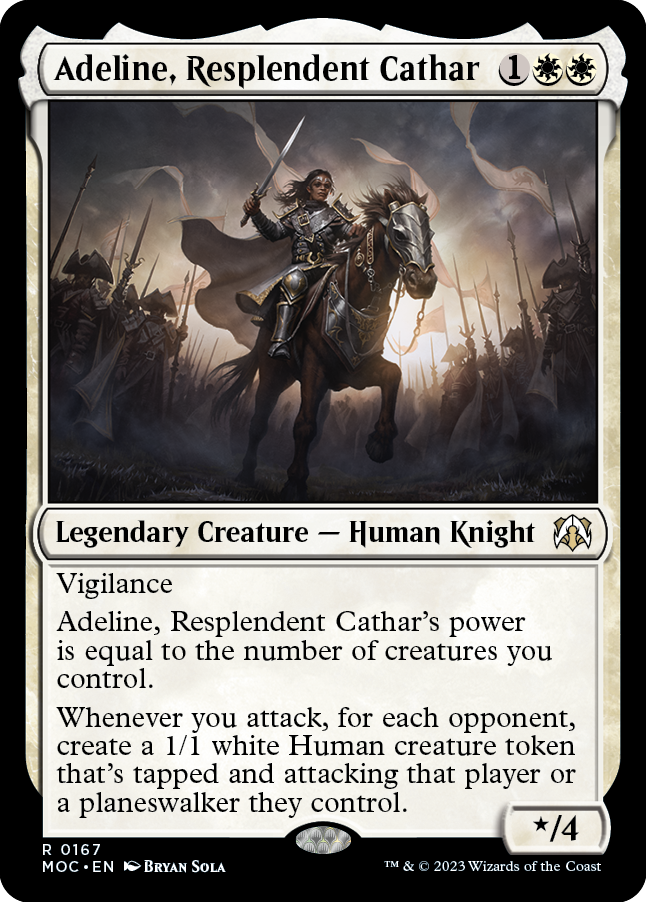 Adeline, Resplendent Cathar [March of the Machine Commander] | Tables and Towers