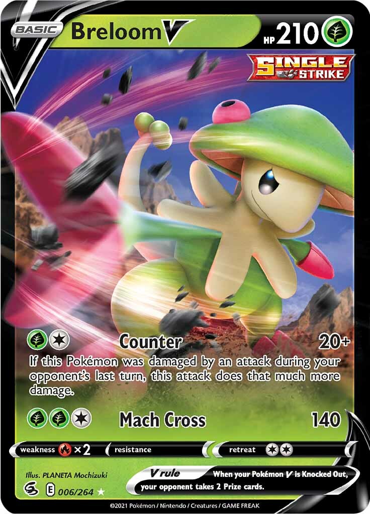 Breloom V (006/264) [Sword & Shield: Fusion Strike] | Tables and Towers