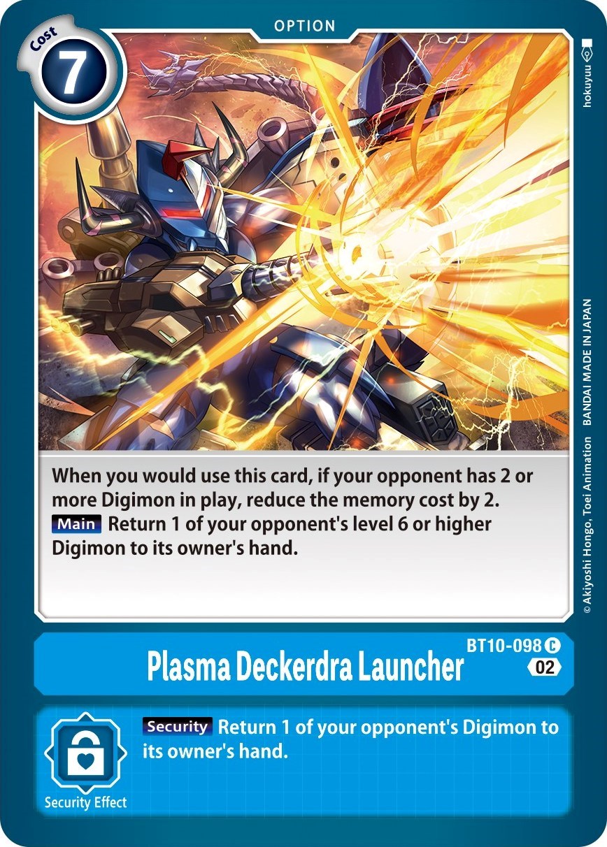 Plasma Deckerdra Launcher [BT10-098] [Xros Encounter] | Tables and Towers