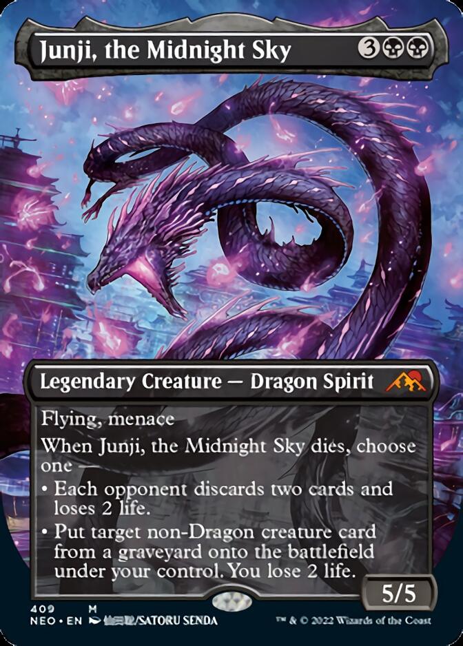 Junji, the Midnight Sky (Borderless Alternate Art) [Kamigawa: Neon Dynasty] | Tables and Towers