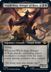 Witch-king, Bringer of Ruin (Extended Alternate Art) [The Lord of the Rings: Tales of Middle-Earth] | Tables and Towers