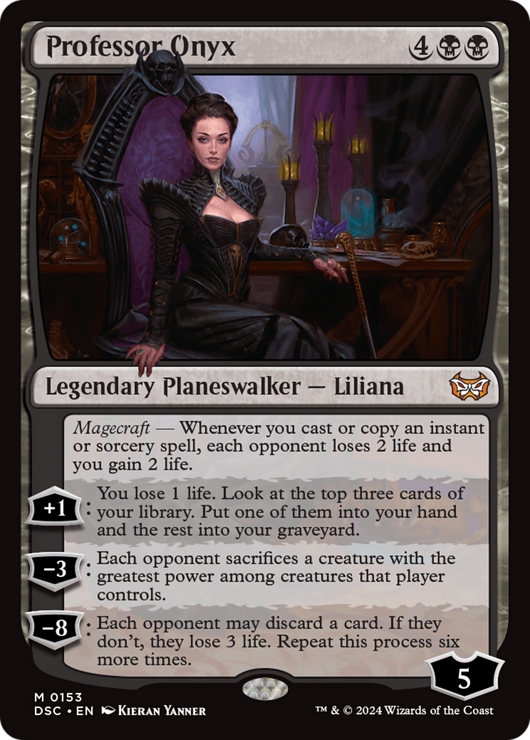 Professor Onyx [Duskmourn: House of Horror Commander] | Tables and Towers