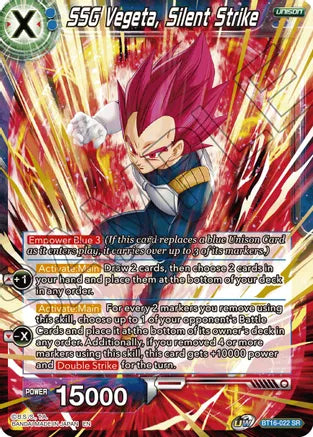 SSG Vegeta, Silent Strike (BT16-022) [Realm of the Gods] | Tables and Towers