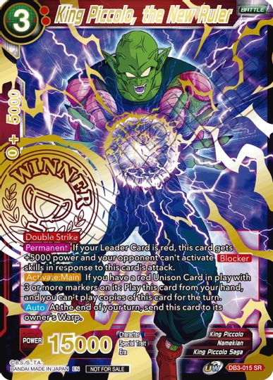 King Piccolo, the New Ruler (Alternate Art Set 2021 Vol. 3) (DB3-015) [Tournament Promotion Cards] | Tables and Towers