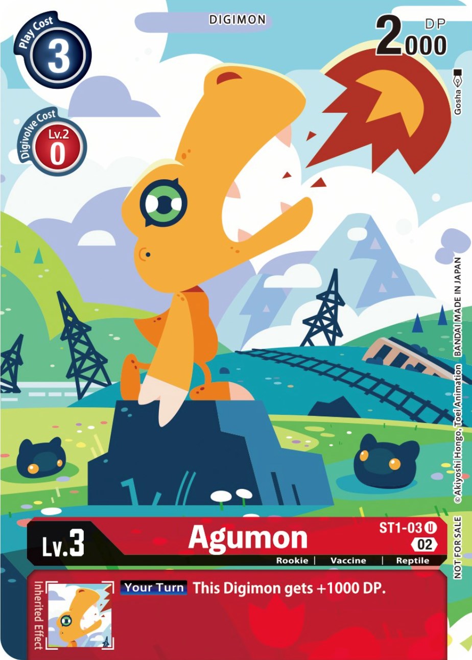 Agumon [ST1-03] (Box Topper) [Dimensional Phase] | Tables and Towers