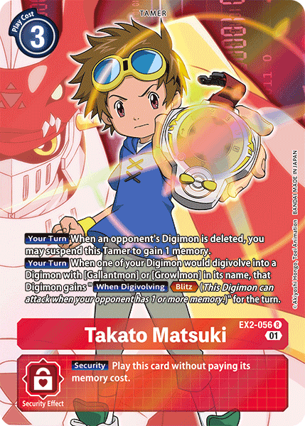 Takato Matsuki [EX2-056] (Alternate Art) [Digital Hazard] | Tables and Towers